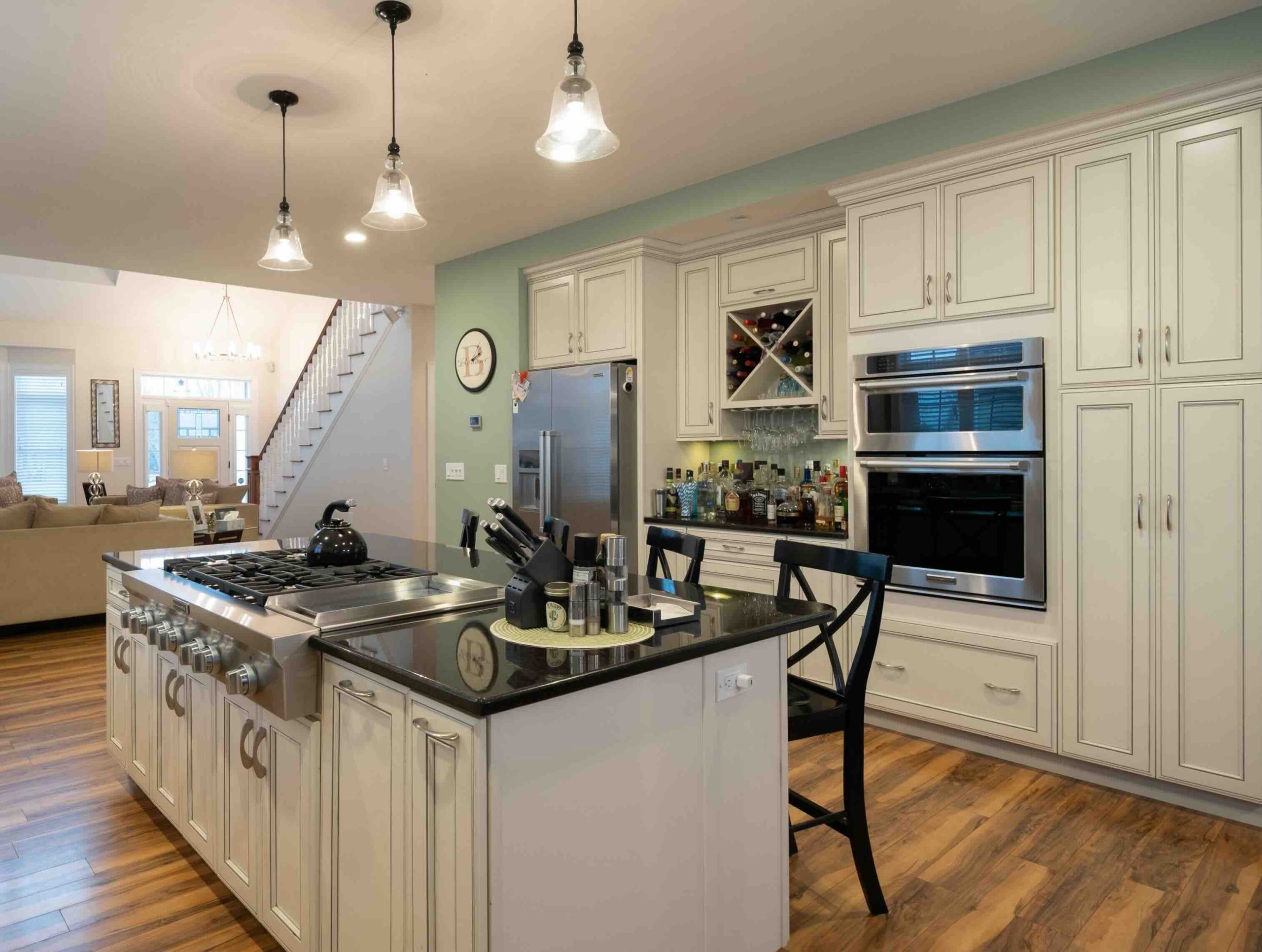 A photo of a kitchen following a remodel project.